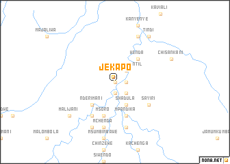 map of Jekapo