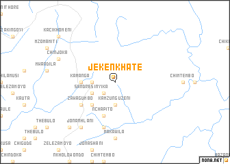 map of Jeke Nkhate