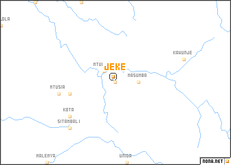 map of Jeke