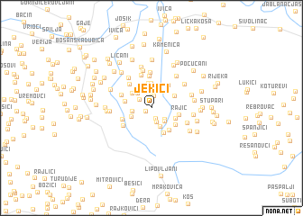 map of Jekići