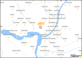 map of Jeki