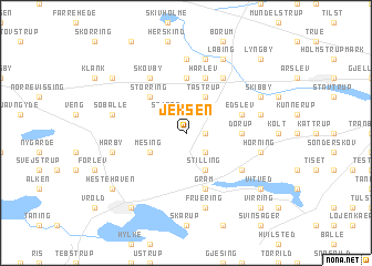 map of Jeksen