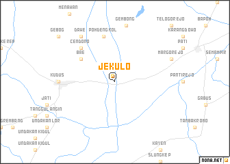 map of Jekulo