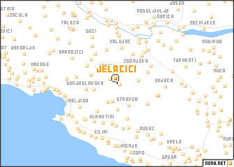 map of Jelačići