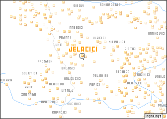 map of Jelačići