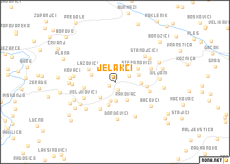 map of Jelakci