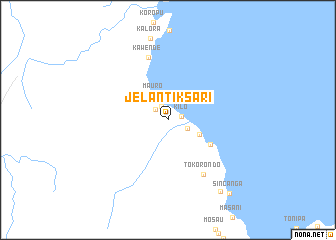 map of Jelantiksari