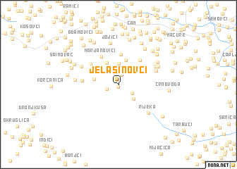 map of Jelašinovci