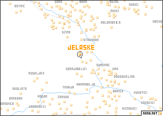 map of Jelaške