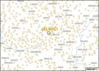 map of Jelavići