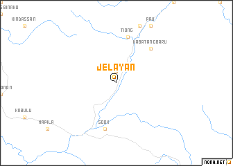 map of Jelayan