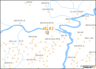 map of Jelaz