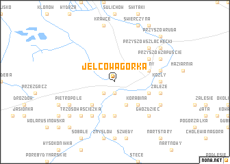 map of Jelcowa Górka