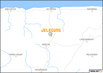 map of Jelegung