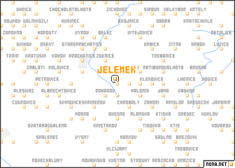 map of Jelemek