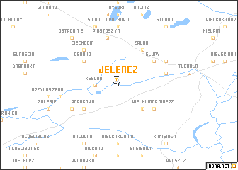 map of Jeleńcz