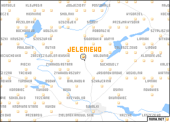 map of Jeleniewo