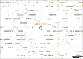 map of Jelenie