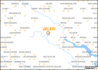 map of Jelení