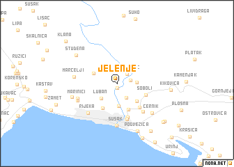 map of Jelenje