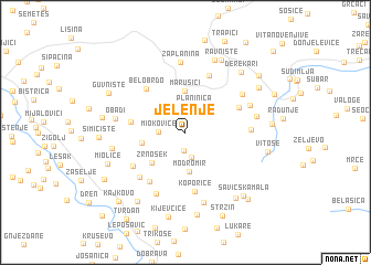 map of Jelenje