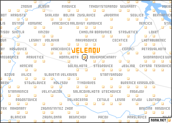 map of Jelenov