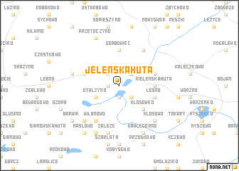 map of Jeleńska Huta