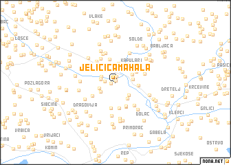map of Jeličića Mahala