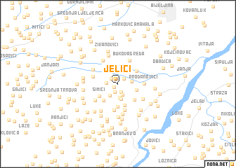 map of Jelići