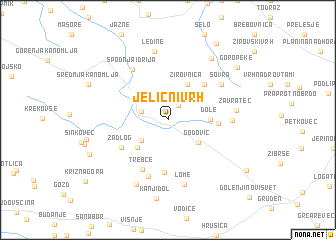 map of Jelični Vrh