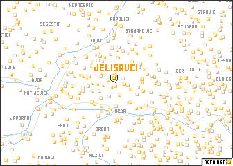 map of Jelisavci