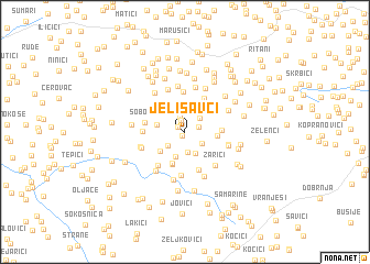 map of Jelisavci