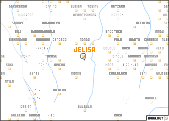 map of Jelīsa
