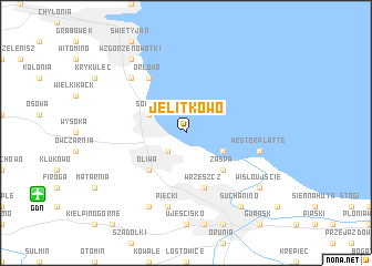 map of Jelitkowo