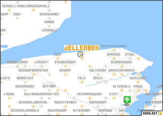 map of Jellenbek