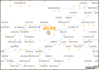 map of Jelnia