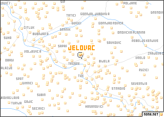 map of Jelovac