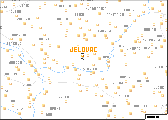 map of Jelovac