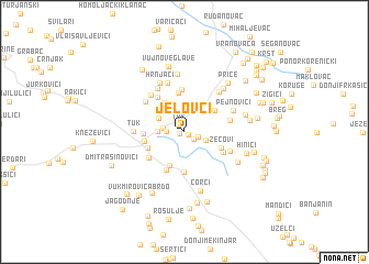 map of Jelovci