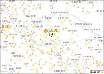 map of Jelovci