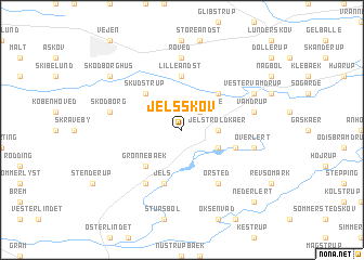 map of Jelsskov