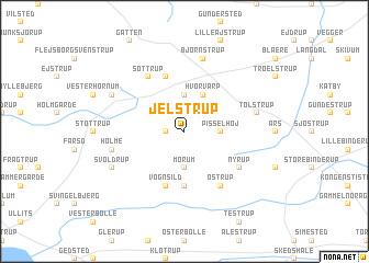 map of Jelstrup