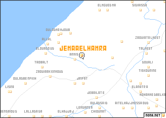 map of Jemaa el Hamra