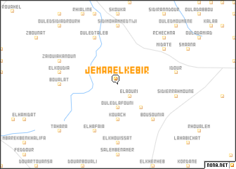 map of Jemaa el Kebir