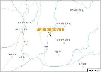 map of Jemaan Gayam