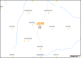 map of Jema