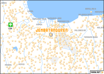 map of Jembatanduren