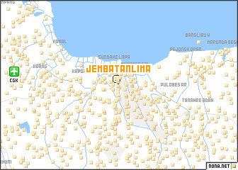 map of Jembatanlima