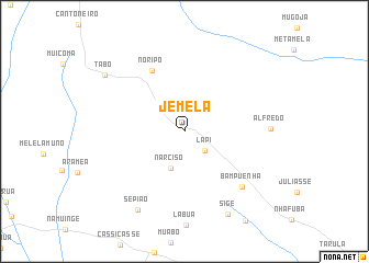 map of Jemela