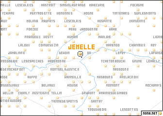 map of Jemelle